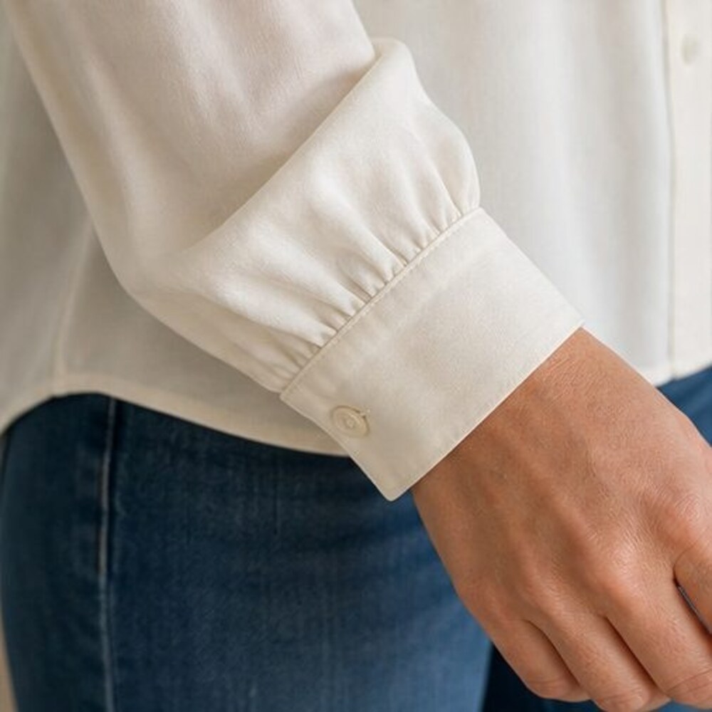 White Peplum Top - Picture 5 of 6